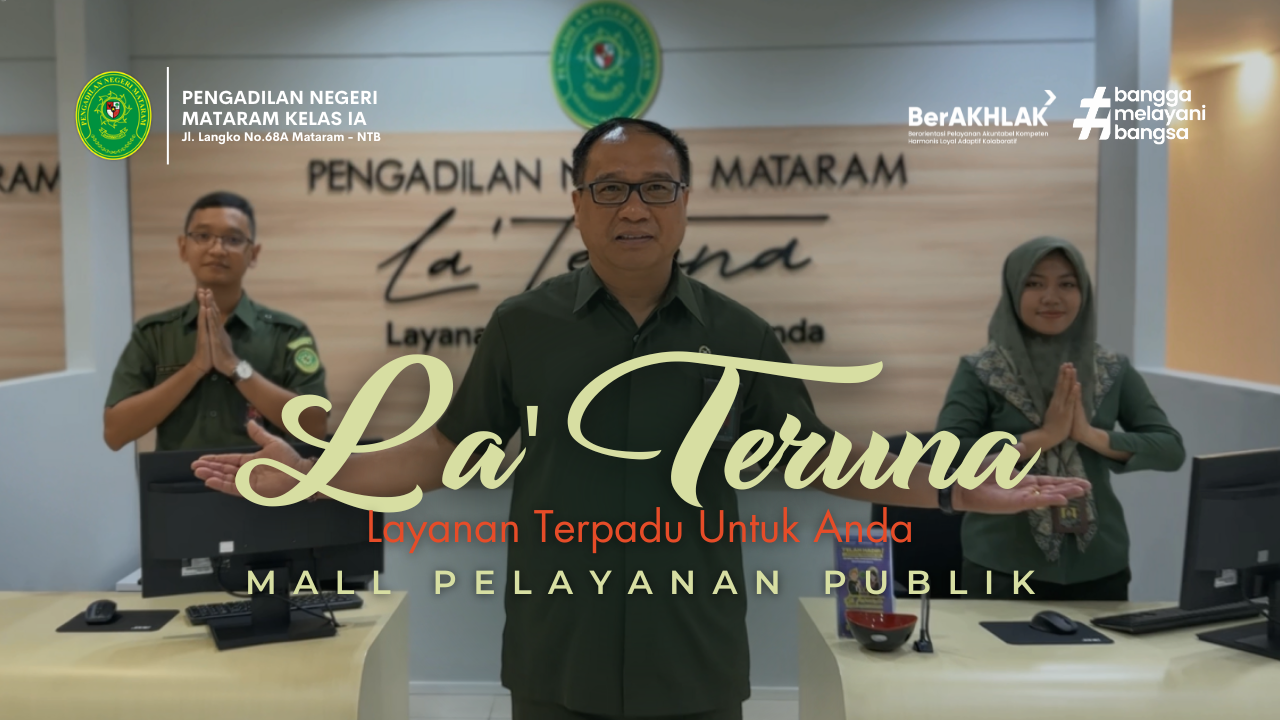Thumbnail La' Teruna (Layanan Terpadu Untuk Anda) Pengadilan Negeri Mataram