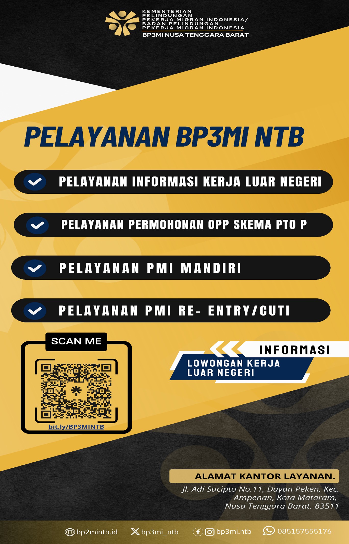 PELAYANAN BP3MI NTB DI MPP KOTA MATARAM
